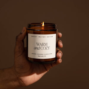 Warm and Cozy Soy Candle