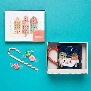 Candy Cane Lane Christmas Mug in a Box