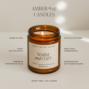 Warm and Cozy Soy Candle