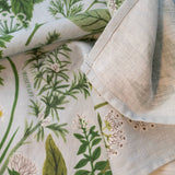 Potager Printed Linen Tea Towel