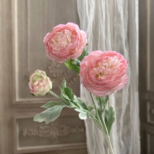 Silk Ranunculus Single Spray Flowers, Spring Ranunculus: Mixture