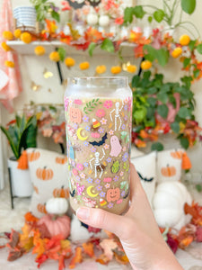 Colorful Halloween Glass