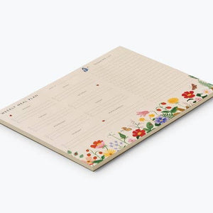 Strawberry Fields Meal Planner Notepad