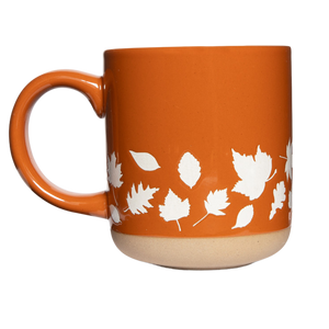 Fall Leaves Stoneware Coffee Mug