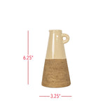 Earthen Colorblock Ceramic Bud Vase