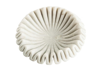 Marble Fluted Dish