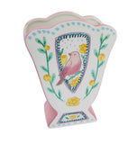 Whimsical Avian Ceramic Vase