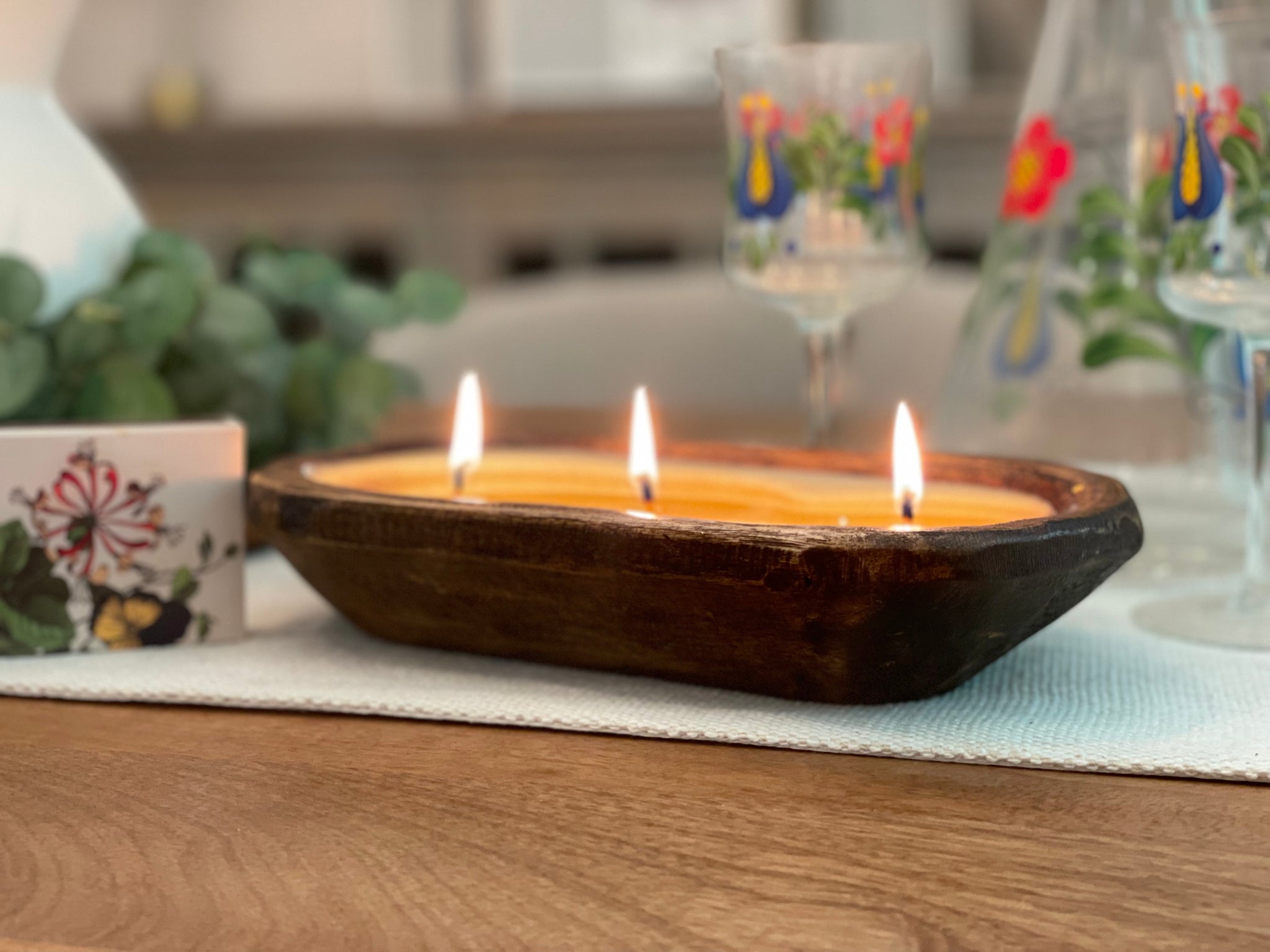 5-Wick Dough Bowl Soy Candle - Woodland Chateau
