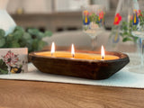 3-Wick Dough Bowl Soy Candle - Harvest TLC Candle Co