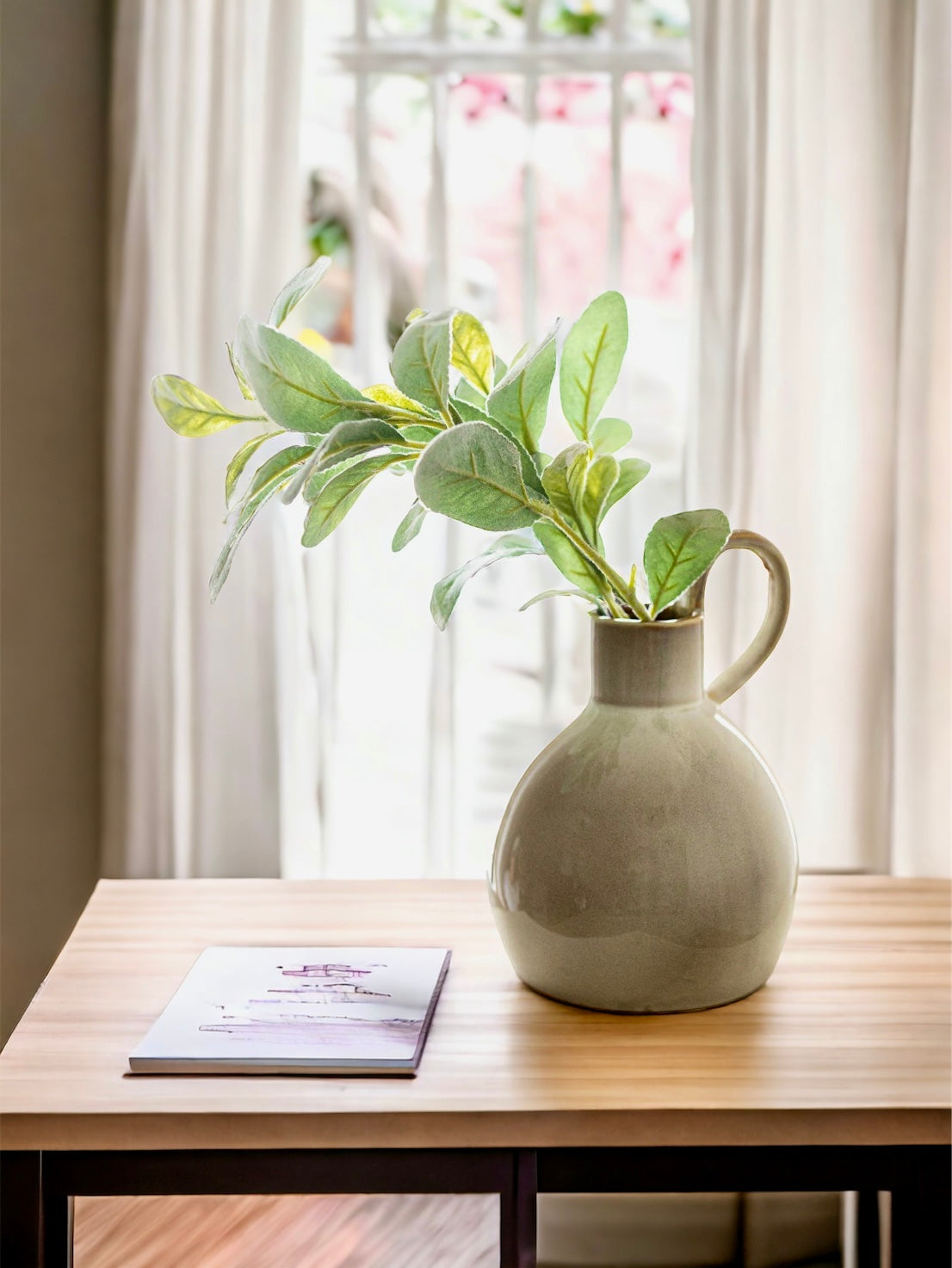 Handcrafted Earthen Pitcher Vase