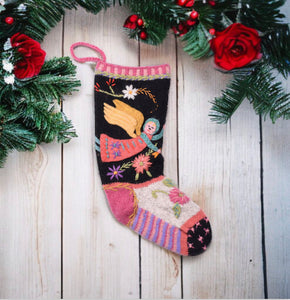 Celeste Wool Knit Christmas Stocking