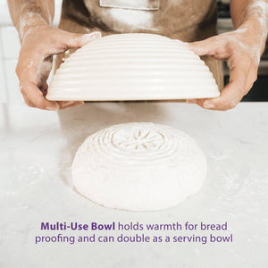 Artisan Bread Proofing Bowl with Embosser