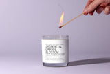 Jasmine and Orange Blossom Candle - Just Bee Candles: 13 oz (up to 70 hrs of clean burning)