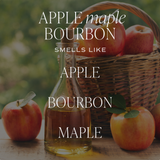 Apple Maple Bourbon / 15 oz Soy Candle