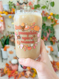 Pumpkin Spice Glass