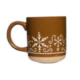 Gingerbread Stoneware Coffee Mug