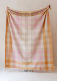 Wool Blanket Orange Gradient Gingham TBCo