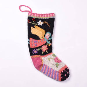 Celeste Wool Knit Christmas Stocking