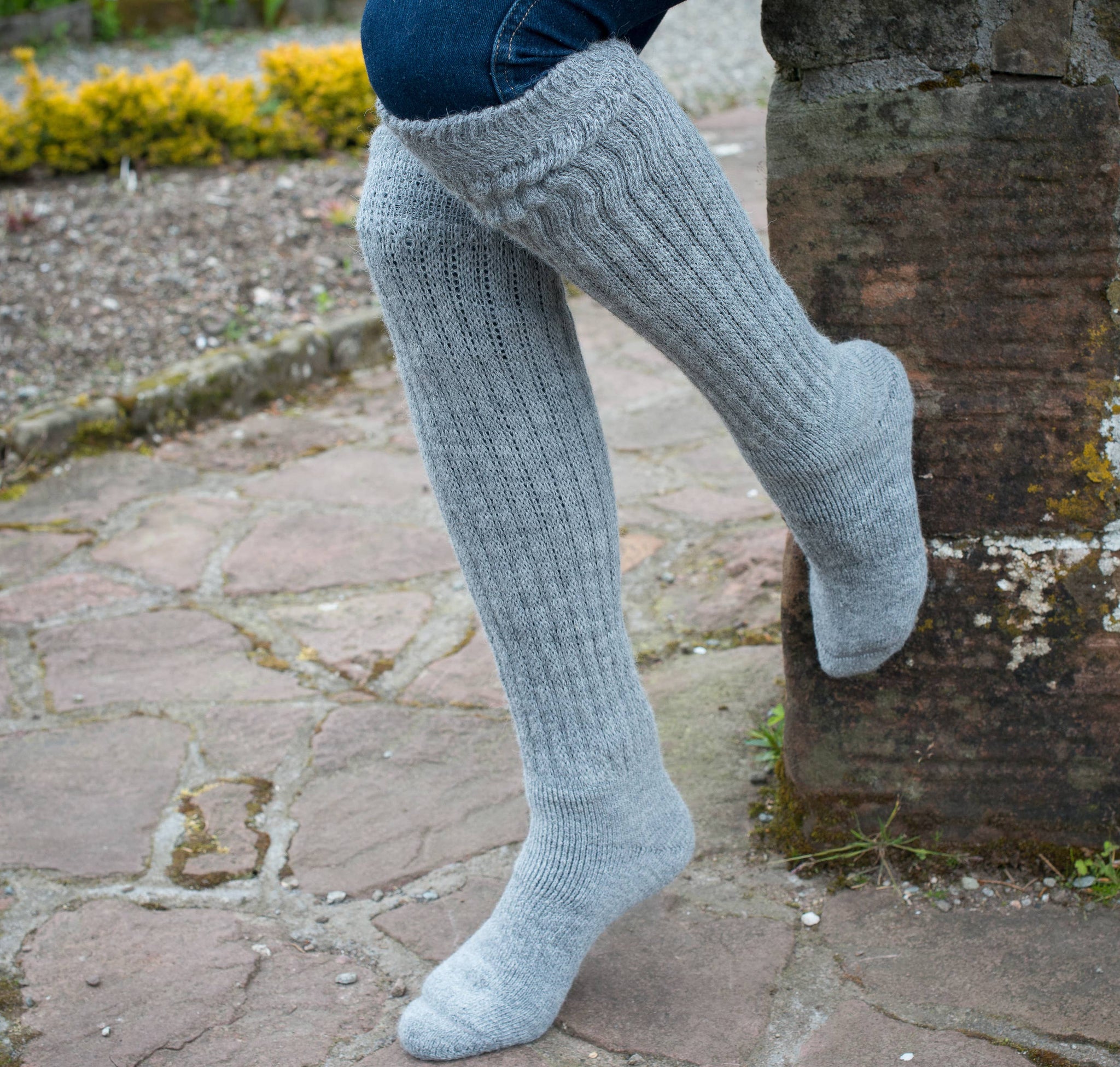 Ladies Alpaca Thermal Footless Tights By Samantha Holmes