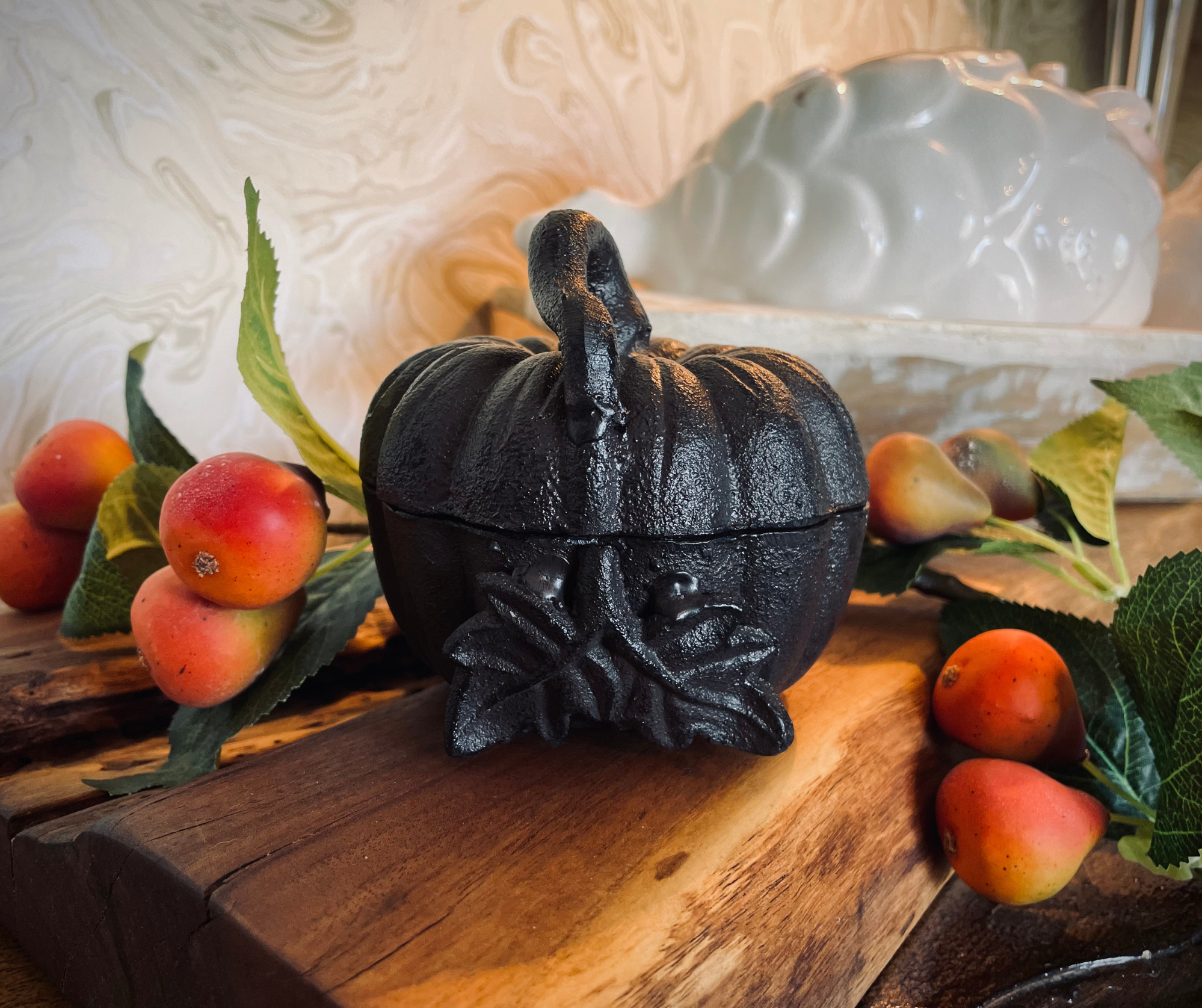 Cast Iron Pumpkin - Harvest TLC Candle Co.