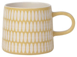 Ochre Imprint Stoneware Mug